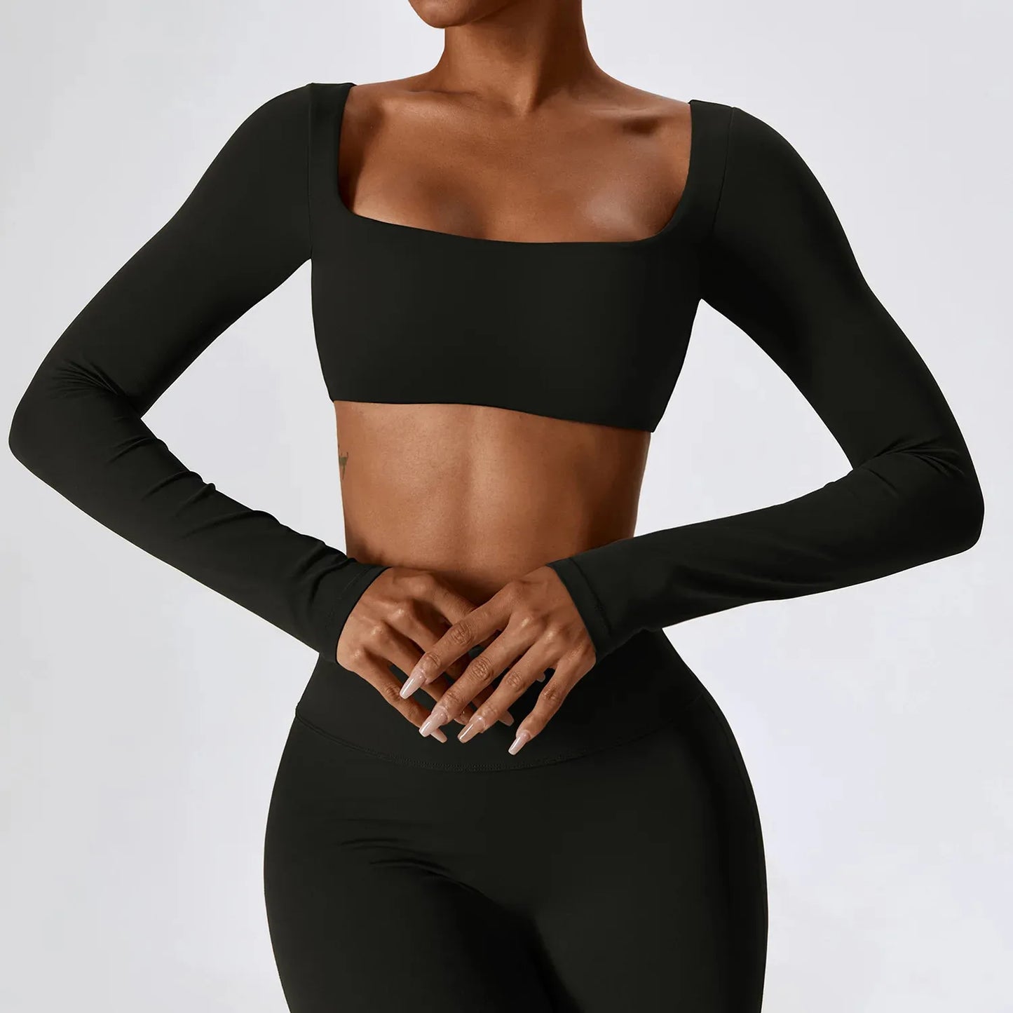Aria Sleek Essentials Long Sleeve Top