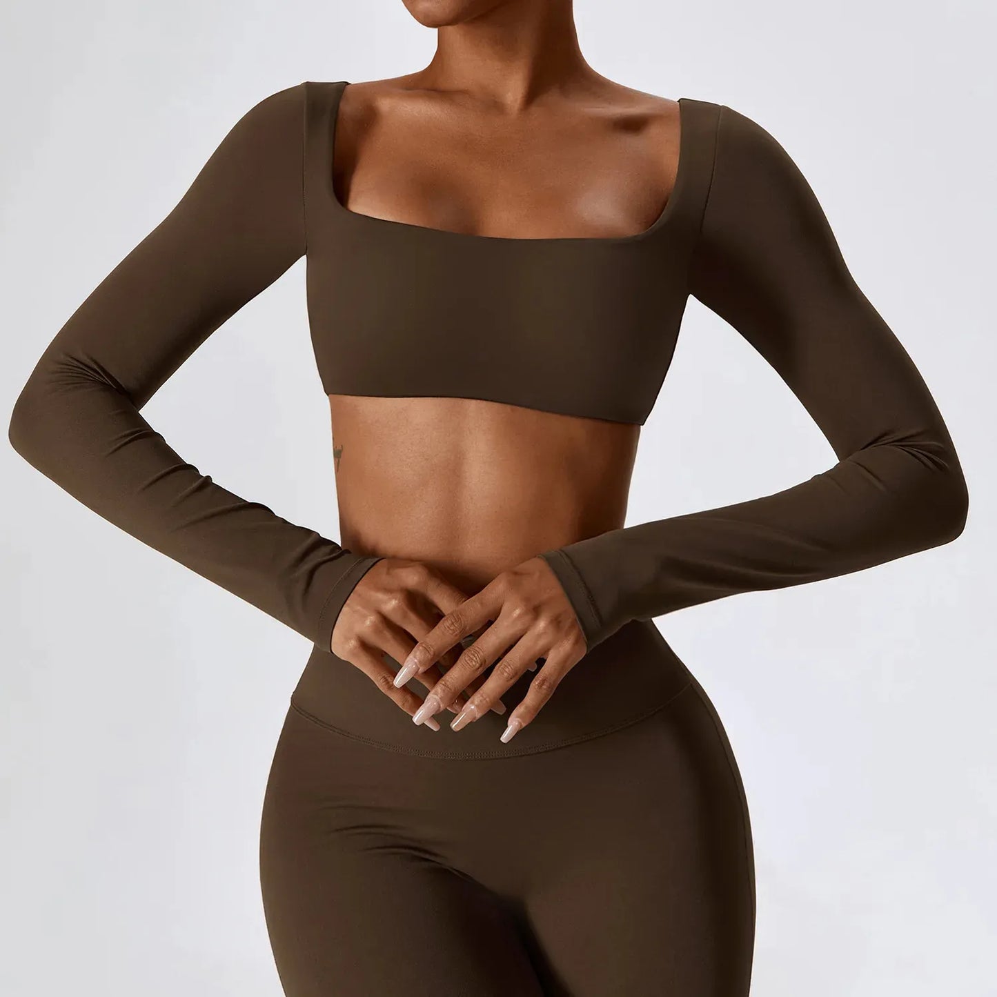 Aria Sleek Essentials Long Sleeve Top