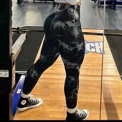Aria Abstract High Waist Leggings