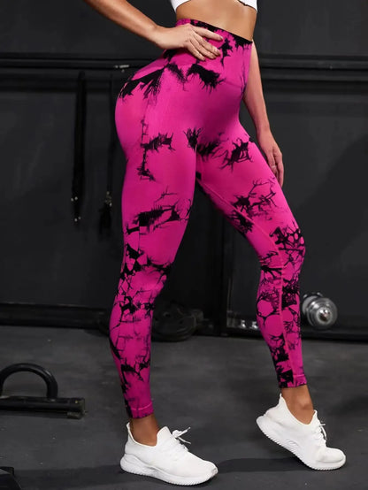Aria Abstract High Waist Leggings